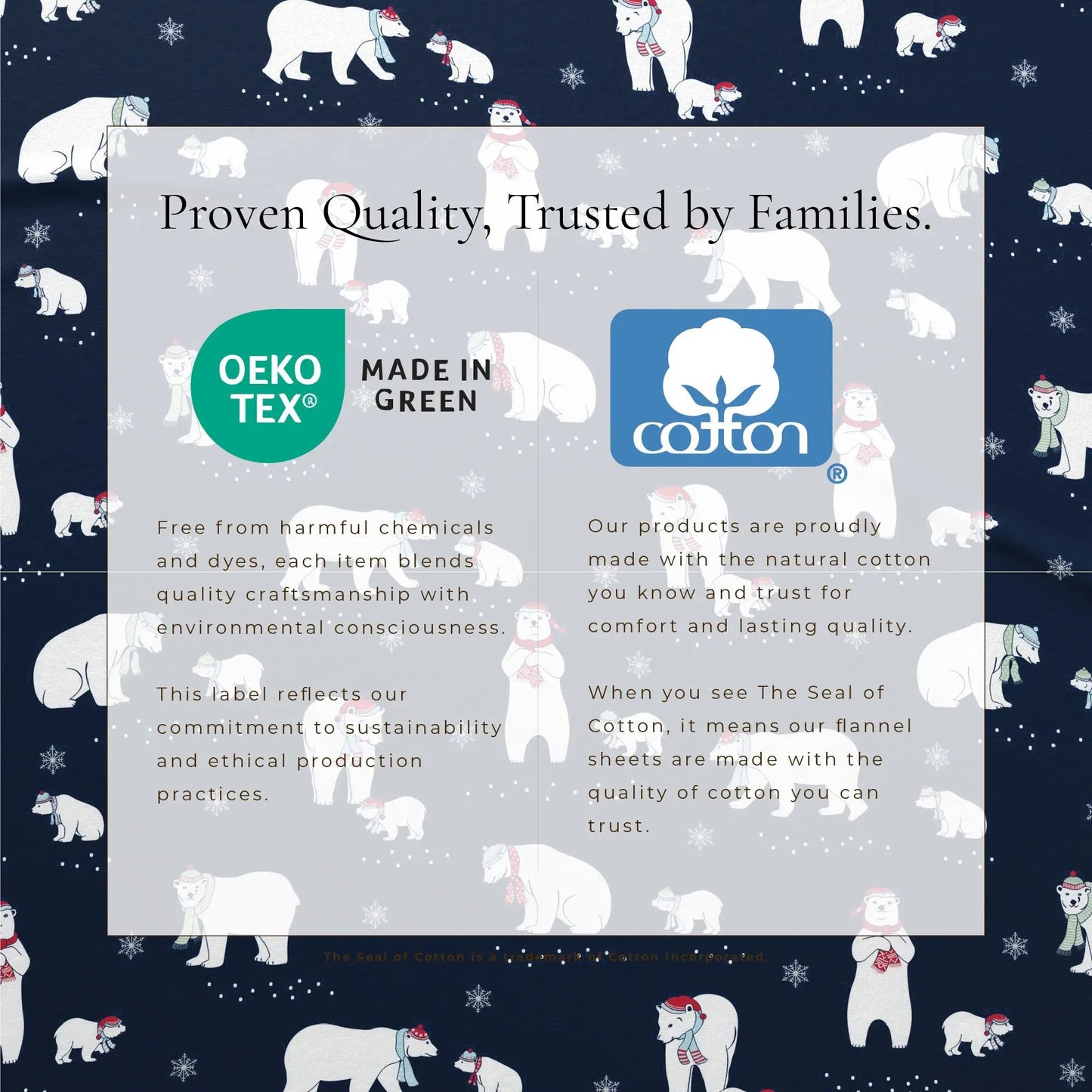 Turkish Cotton Christmas Flannel Sheet Set - Whittaker Collection from PriceLows™