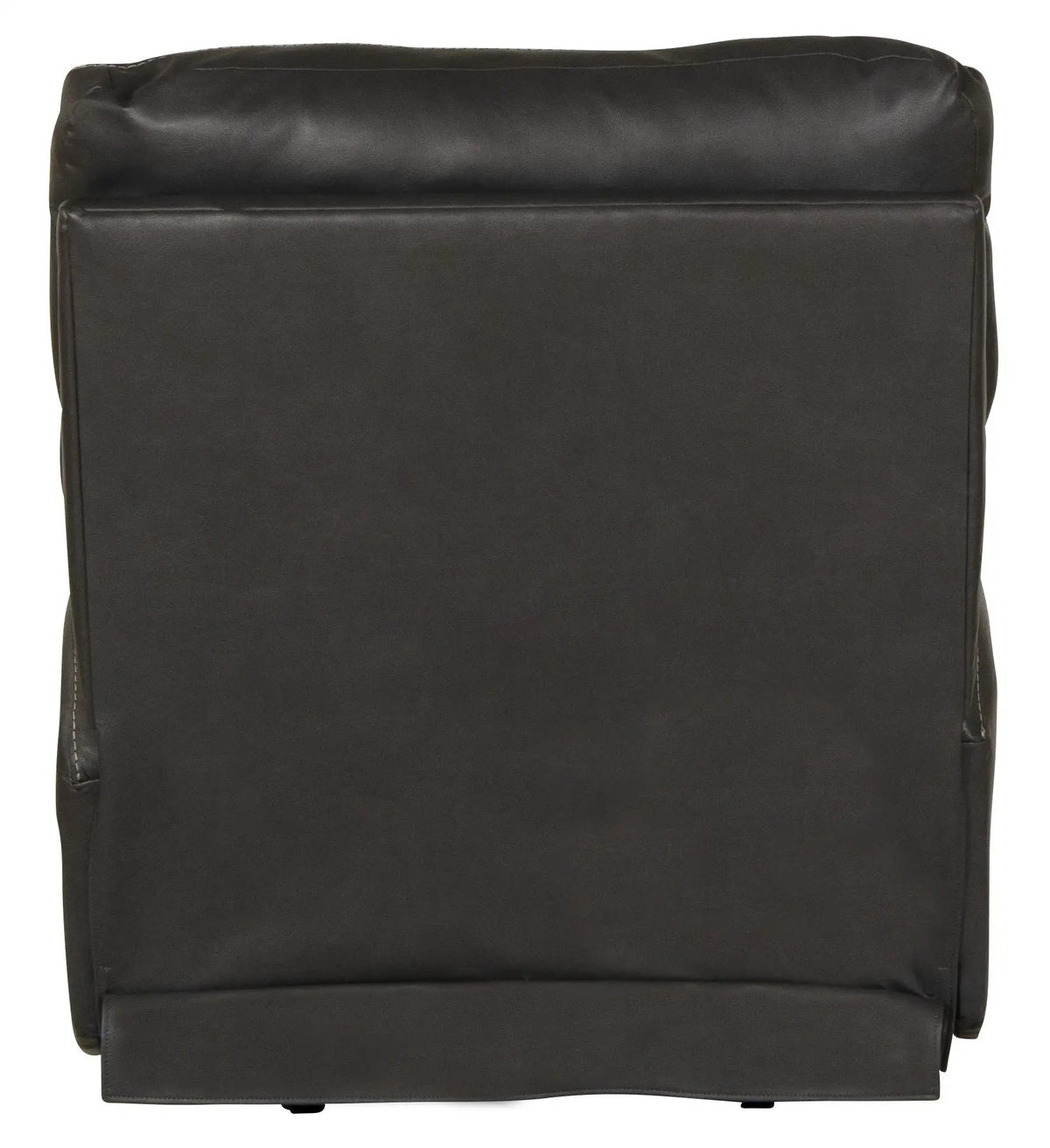 Leather Power Recliner | Lay Flat | Power Headrest | Gunmetal Black