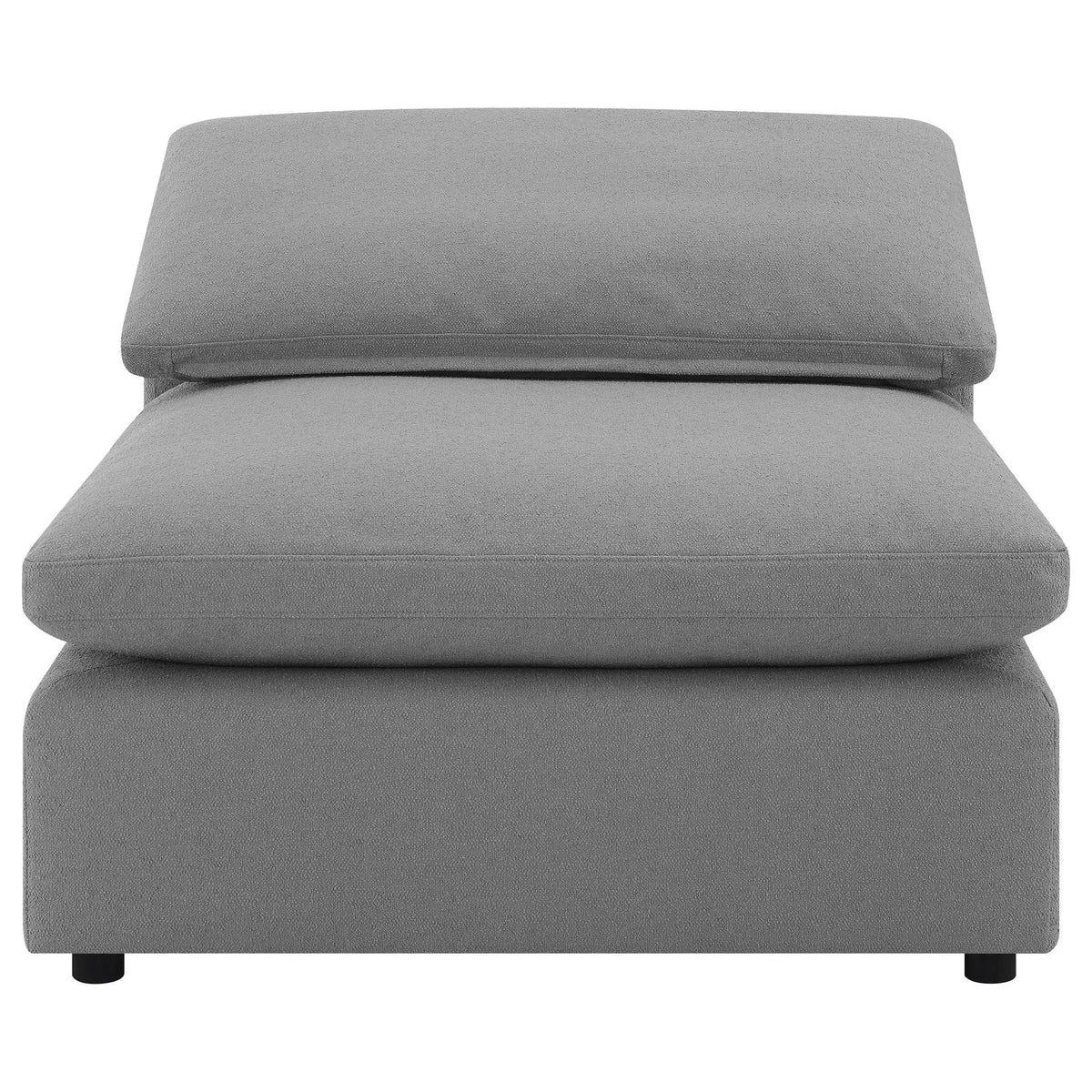 Raleigh 5-piece Boucle Upholstered Modular Sectional | 5-Piece Set | Boucle & Fabric | Grey