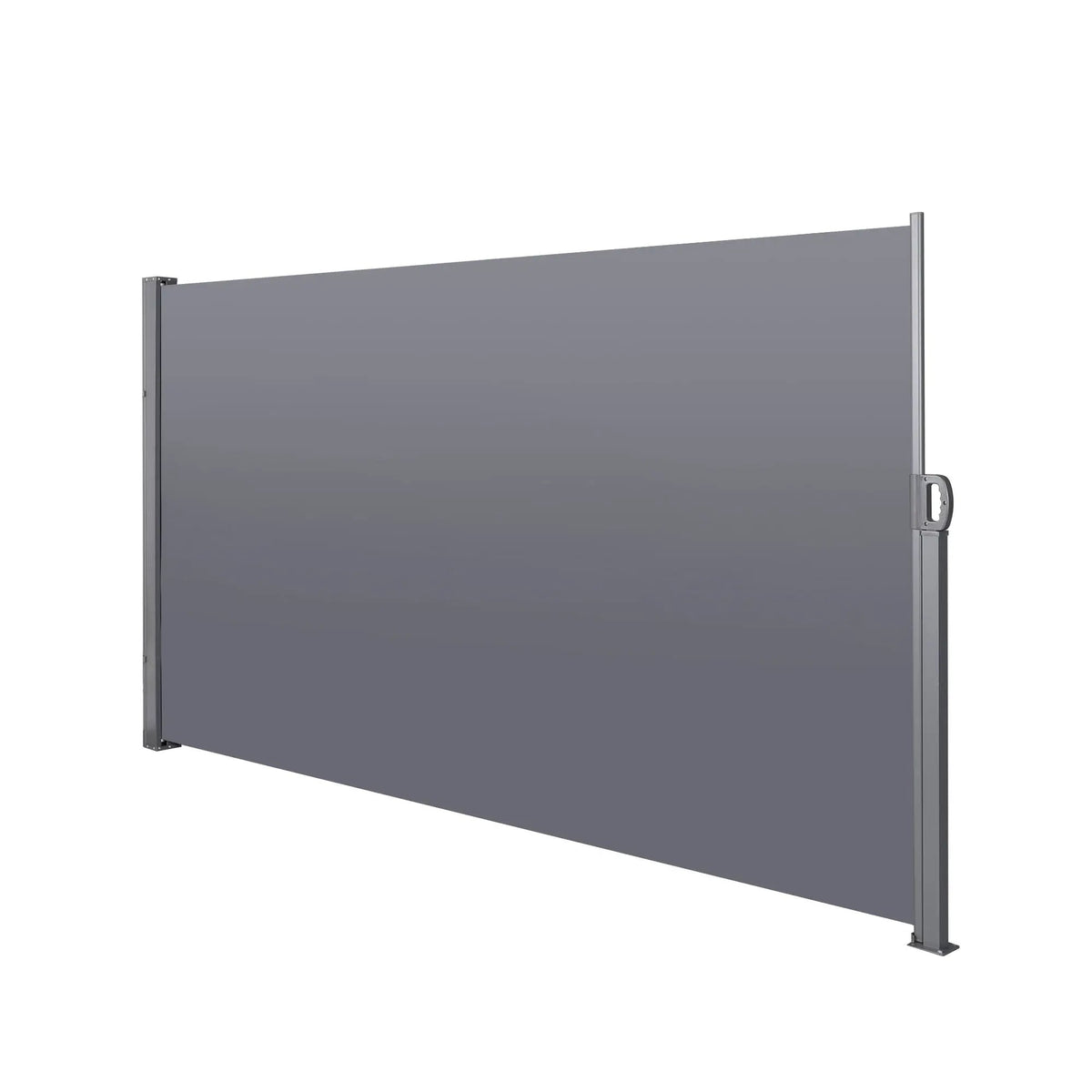 Retractable Side Screen Awning | UV Resistant | Waterproof | 118 Inch Gray