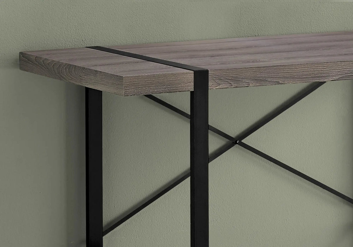 Computer Desk For Home Office | 49 Inch Width | Thick-Panel Desktop | Sturdy Metal Legs