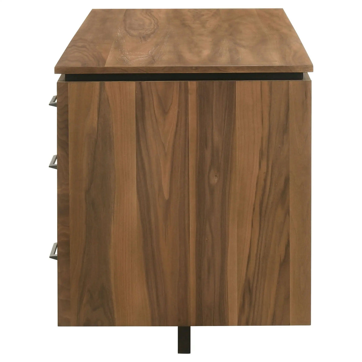 Berhalter 6-Drawer Double Pedestal File Computer Desk | 63 x 25.75 x 30 in | Rubberwood & Engineered Wood | Home Office