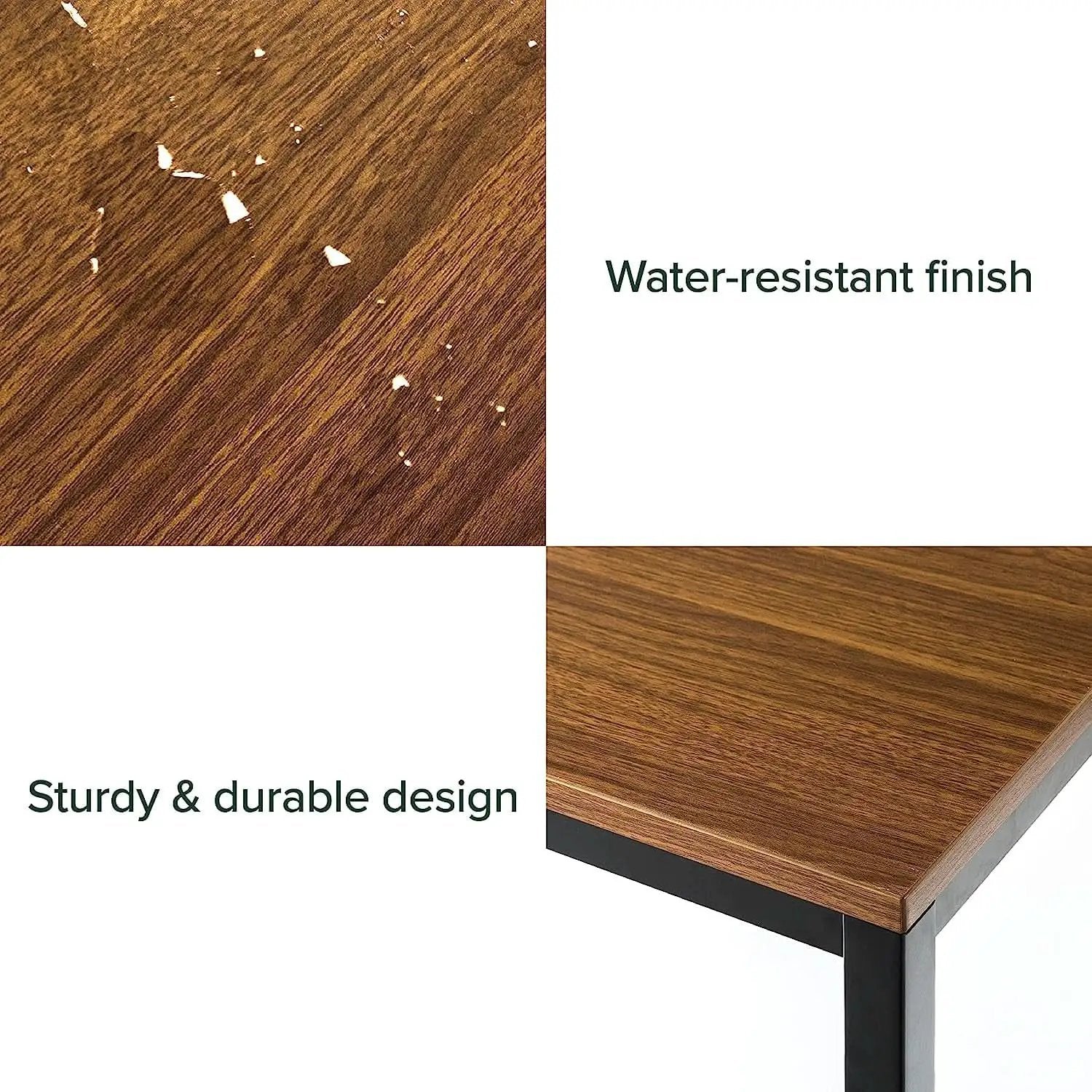 Black Frame Office Desk With Easy Assembly And Sturdy Build from PriceLows™