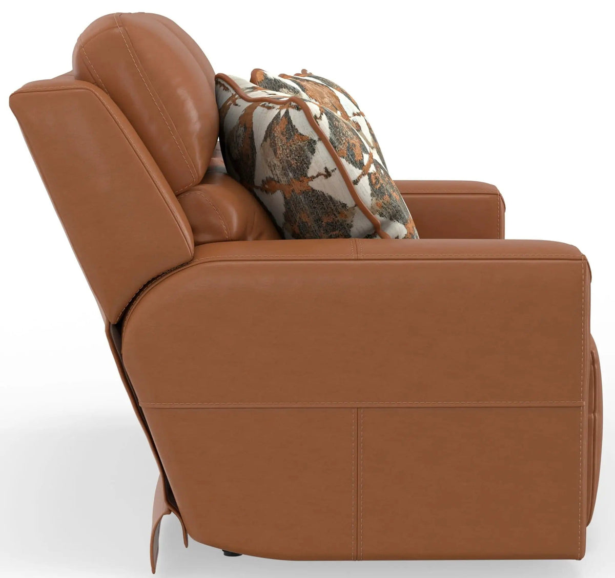 Arezzo Power Headrest Power Reclining Loveseat With Zero Gravity/Extended Ottoman | 2 Pieces | Leather | Living Room