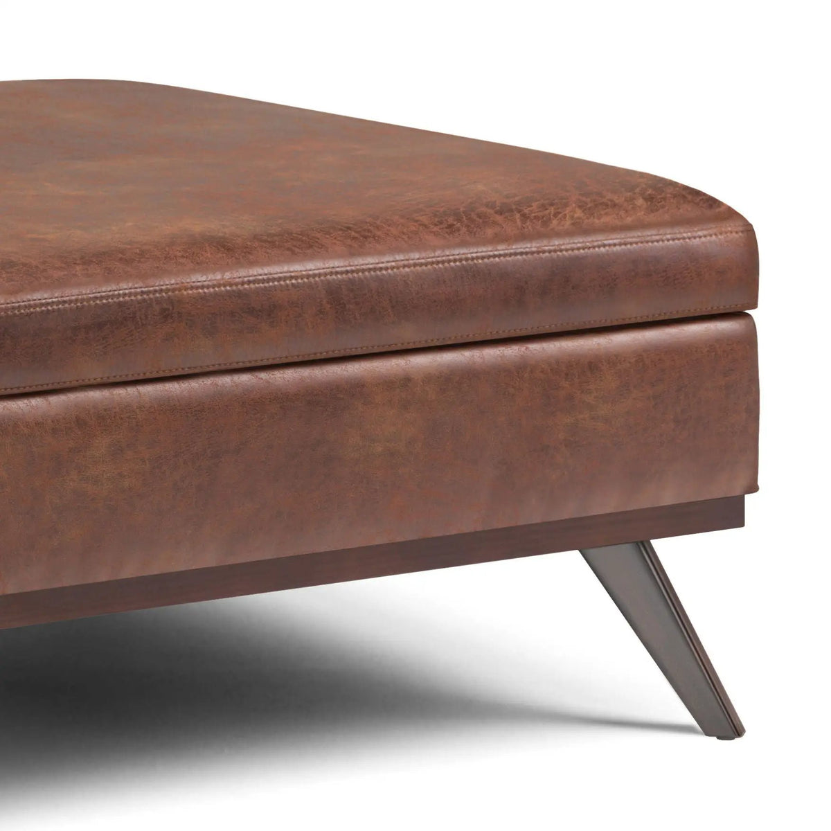 Owen Square Coffee Table Storage Ottoman | Hydraulic Lift-Up Lid | Multifunctional | 35.8 Inch Width