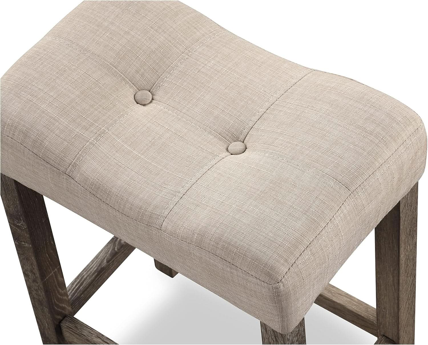 Taupe Upholstered Counter Height Elegant Dining Set from PriceLows™