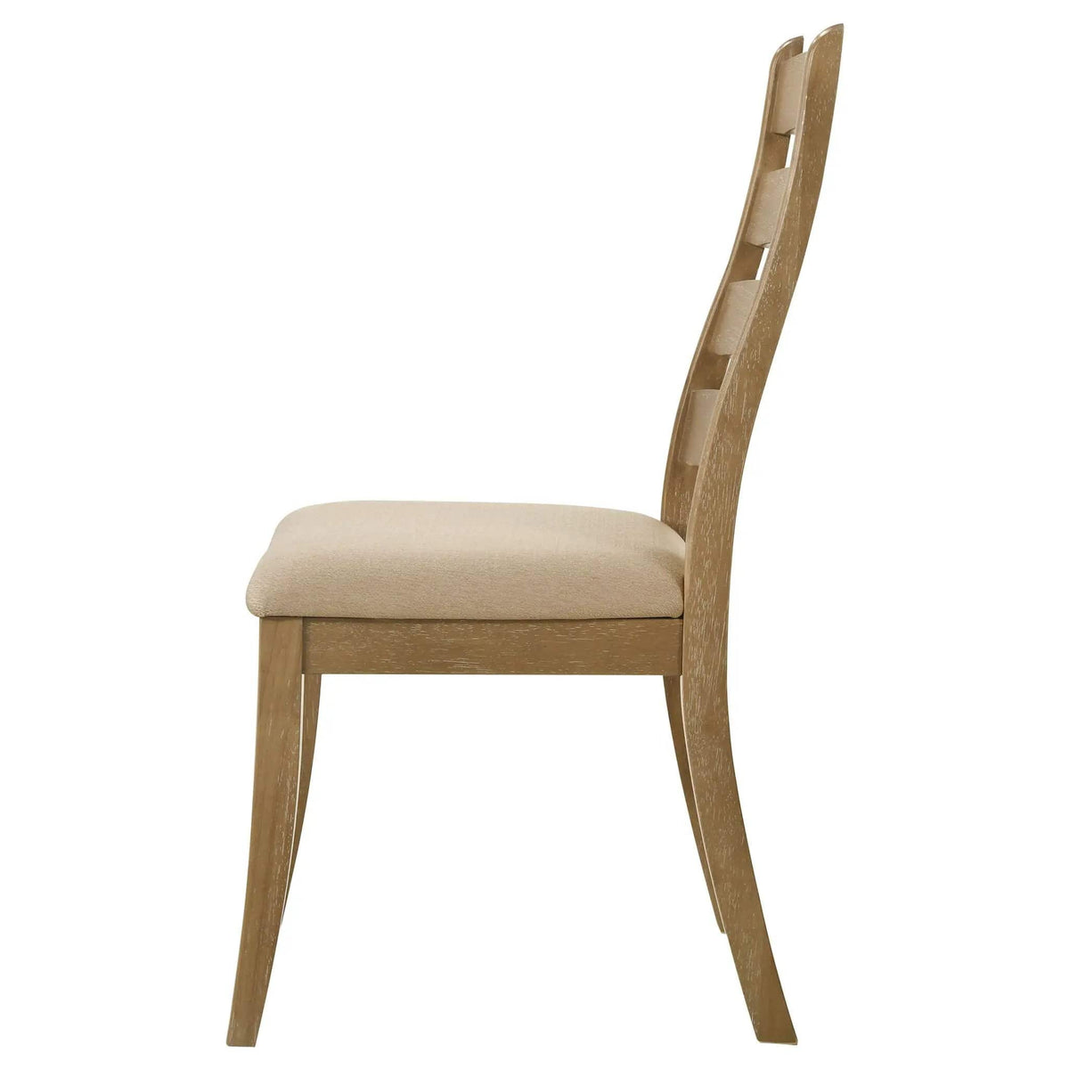 Danvers Wood Dining Side Chair Brown Oak (Set of 2) | 20 x 24 x 39.25 in | Fabric & Wood | Dining Room