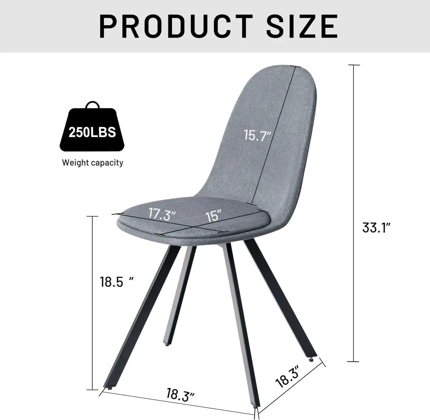 Grey Swivel Dining Chairs Set Of 4 For Modern Kitchen from PriceLows™