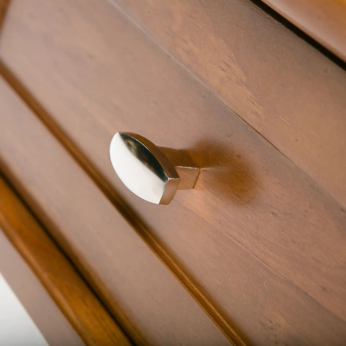 Warm Shaker Solid Wood Table | Bottom Drawer | Open Shelf Storage