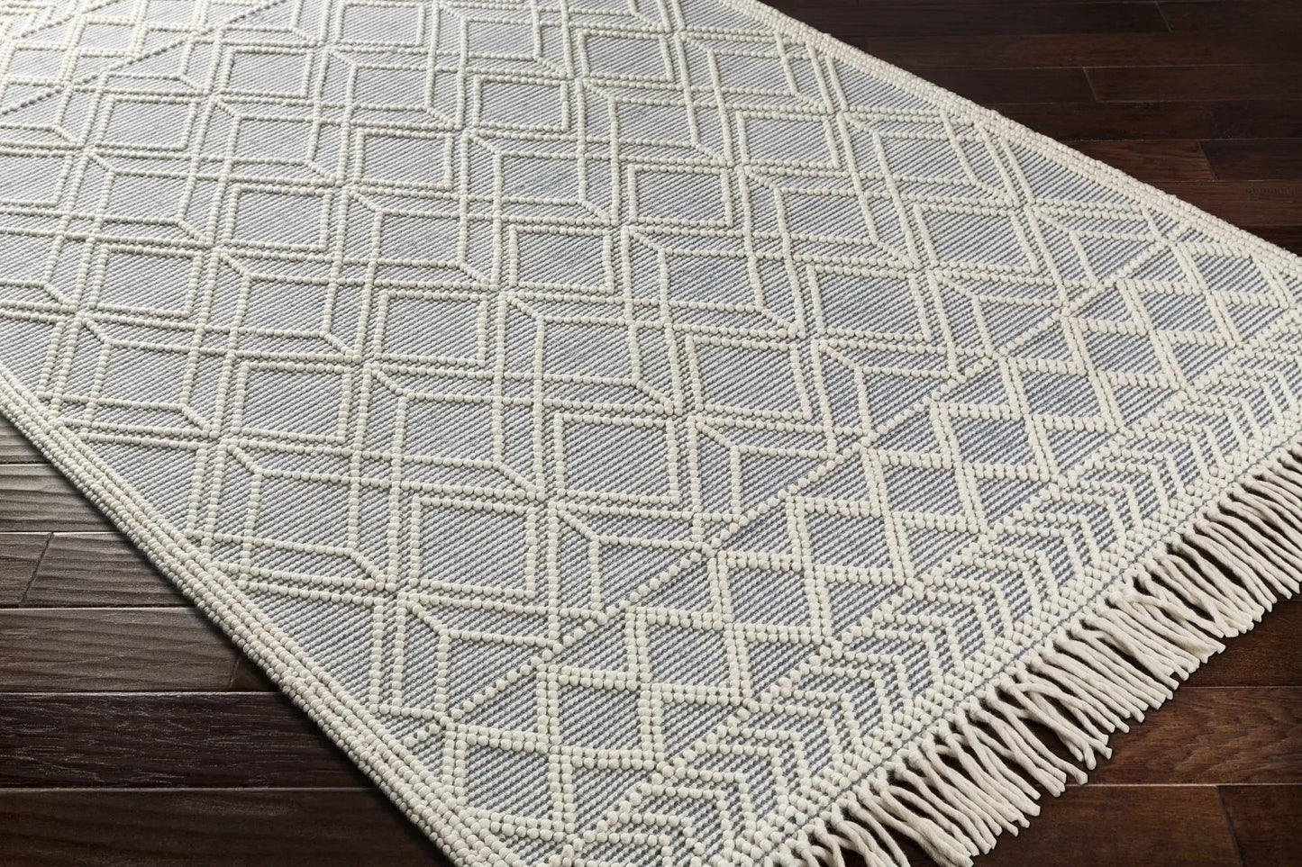 Ramsbury Ivory & Blue Area Rug from PriceLows™