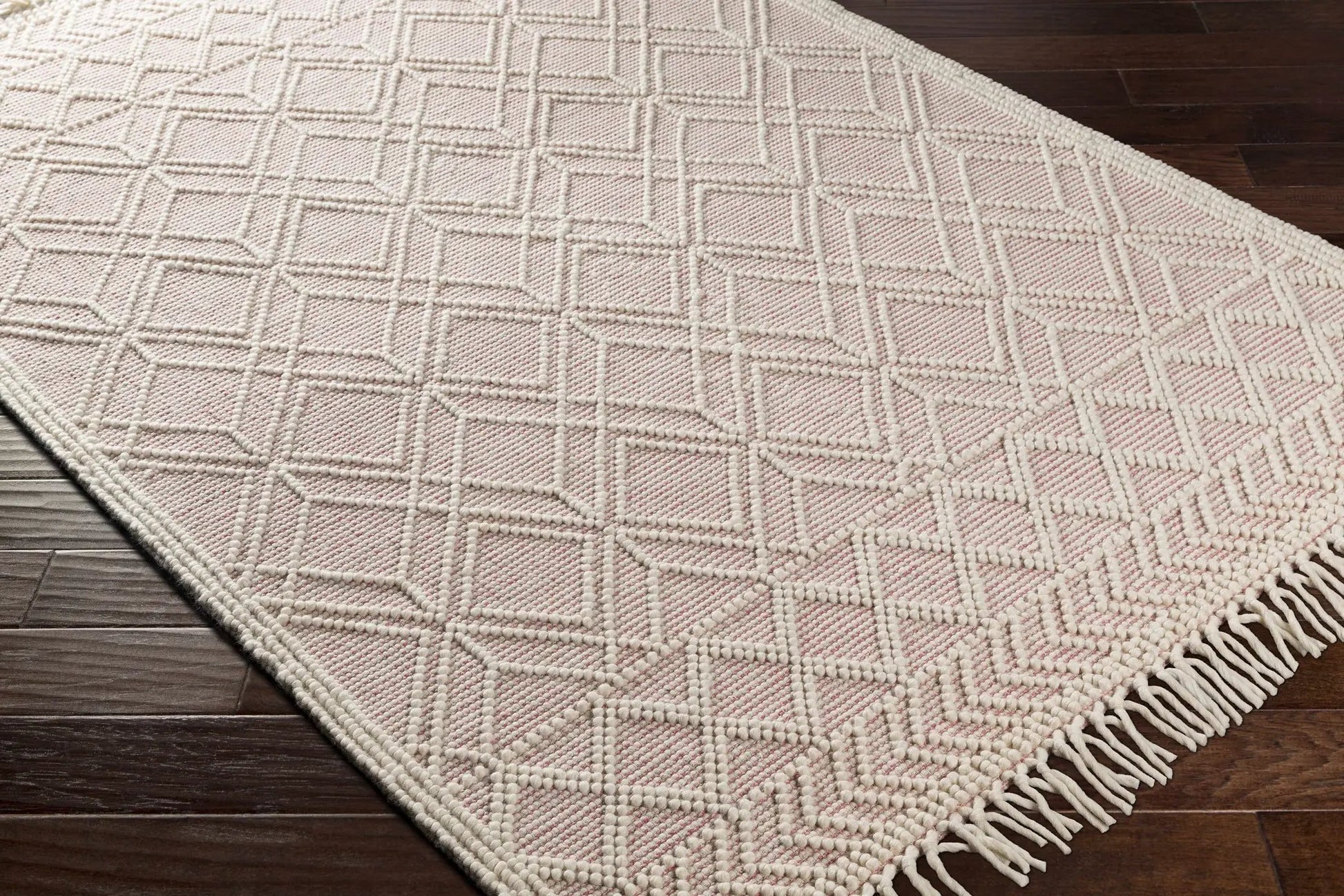 Ramsbury Pink Area Rug from PriceLows™