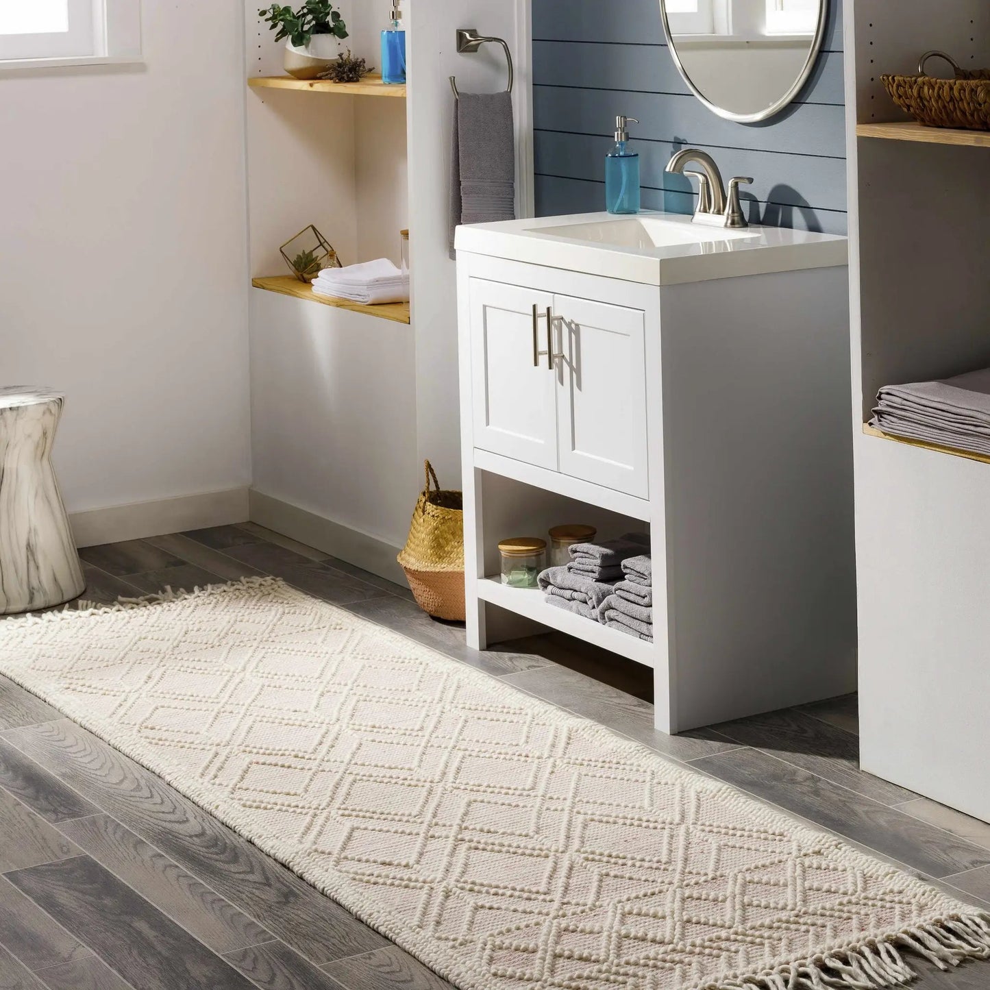 Ramsbury Pink Area Rug from PriceLows™