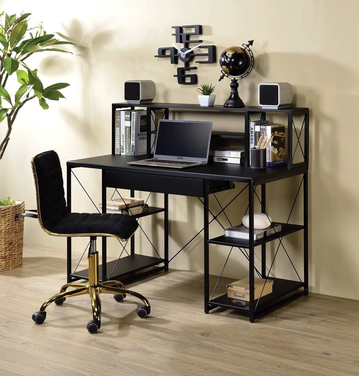 Writing Desk | Spacious Drawer | Eight Compartments | Three Finishes