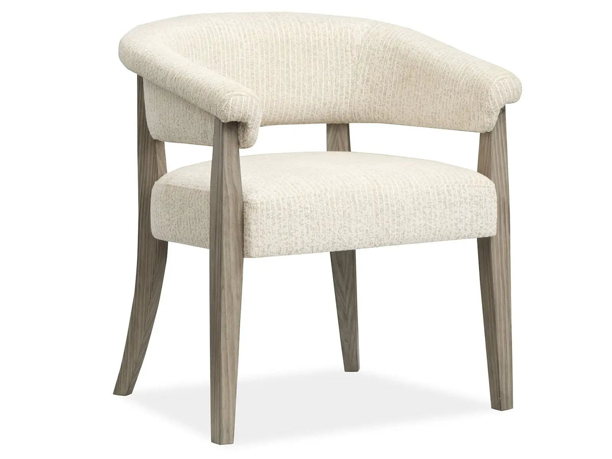 Braelyn Upholstered Host Chairs | Set Of 2 | Dorian Gray | Mid-Century Modern