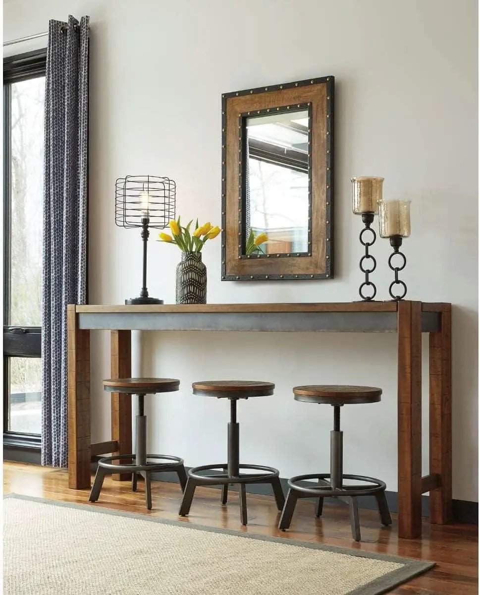 Torjin Urban Counter Height Dining Table Two Tone Brown from PriceLows™