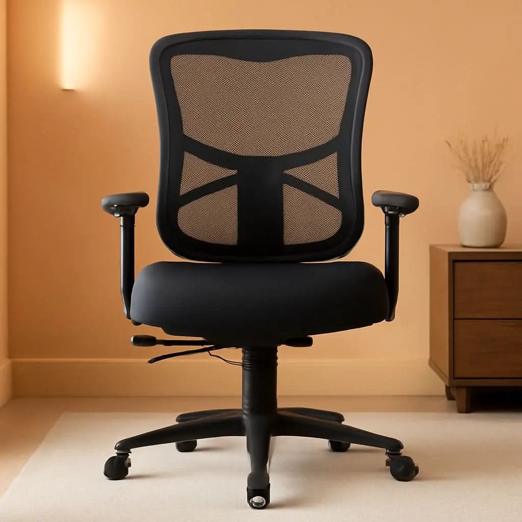 Elusion High Back Mesh Office Chair Black Adjustable Tilt from PriceLows™