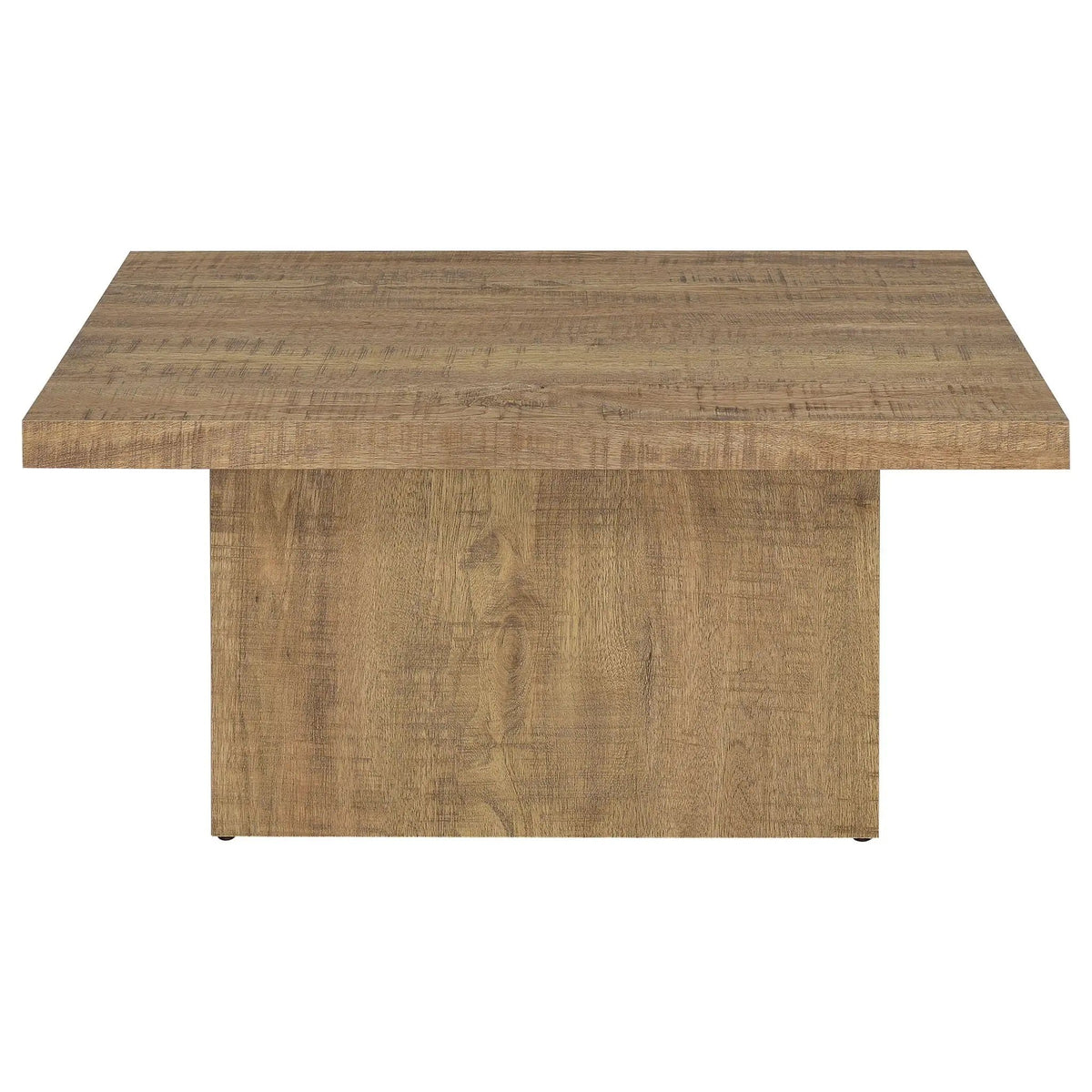 Devar Square Engineered Wood Coffee Table Mango | 35.5 x 35.5 x 16.25 in | Engineered Wood | Brown