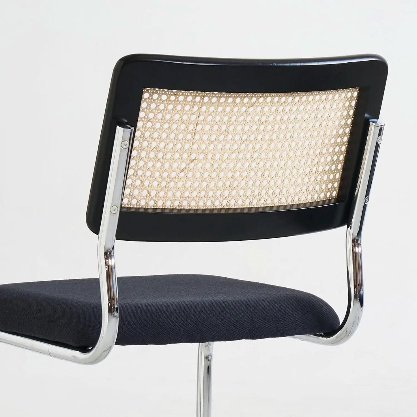 Black Chrome Rattan Midcentury Cesca Dining Chairs from PriceLows™