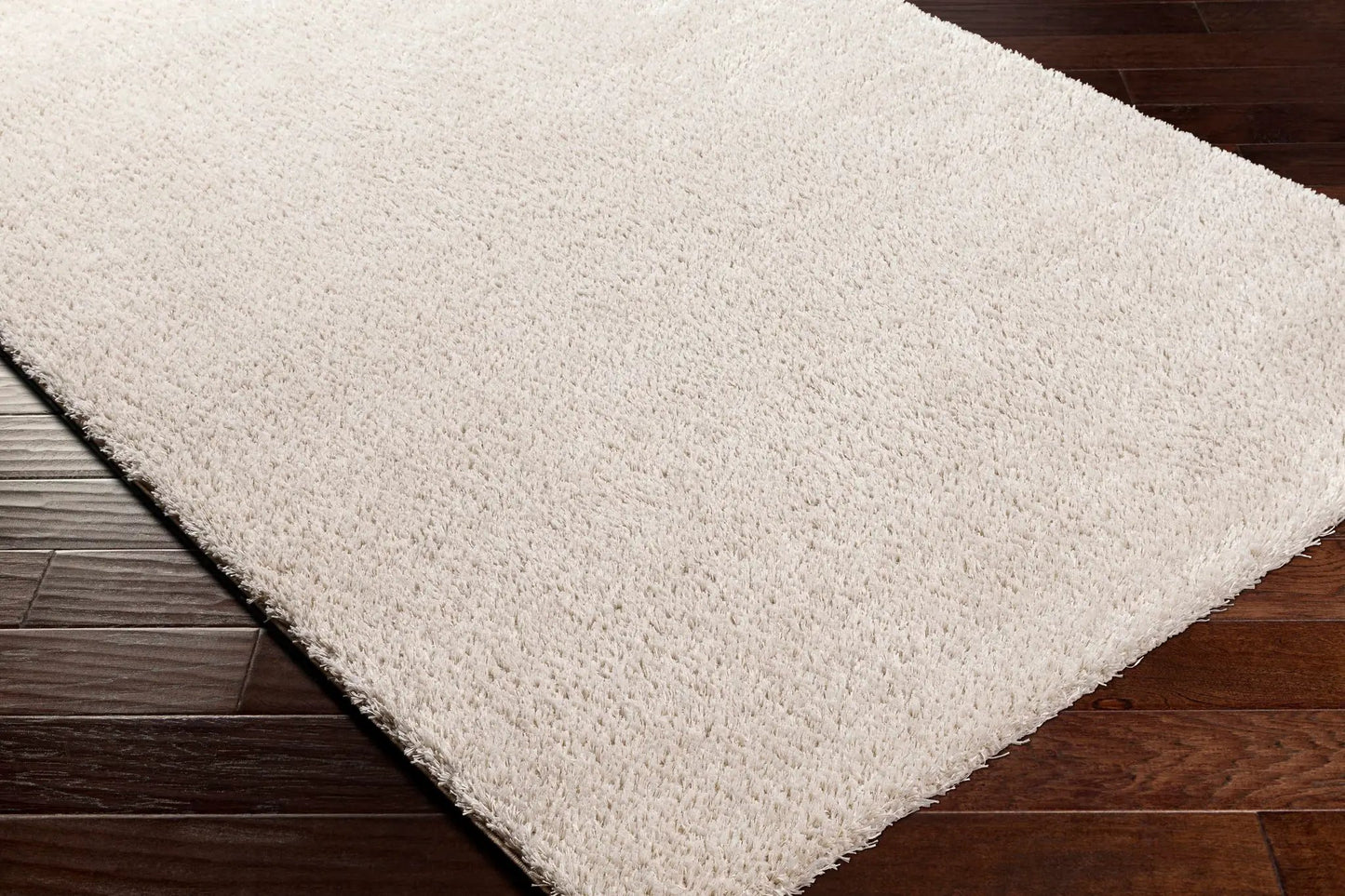 Heavenly Solid Beige Plush Rug from PriceLows™