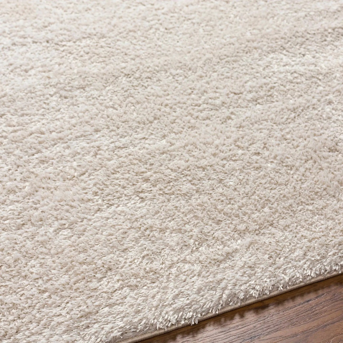 Heavenly Solid Beige Plush Rug from PriceLows™