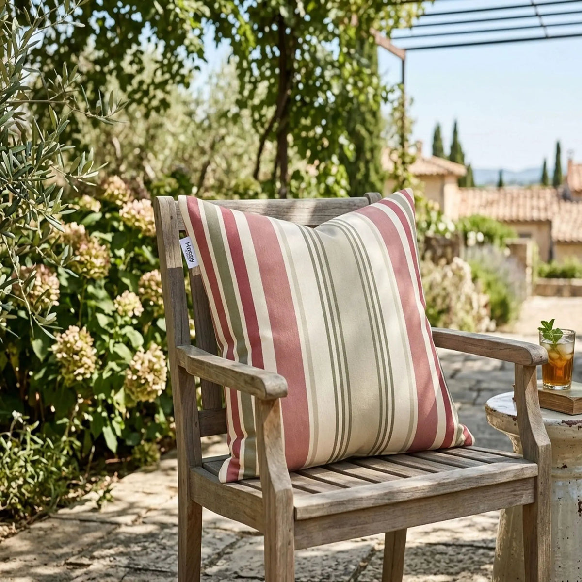 Outdoor Pillows | Set Of 2 | 18 Inch Square | Weather-Resistant Polyester