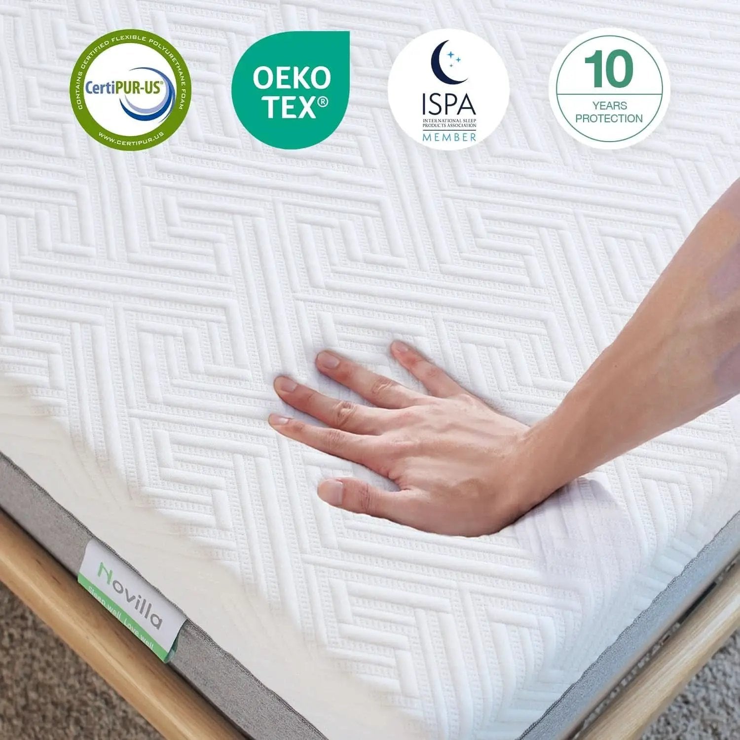 Twin Gel Memory Foam Mattress For Plush Sleep Comfort from PriceLows™