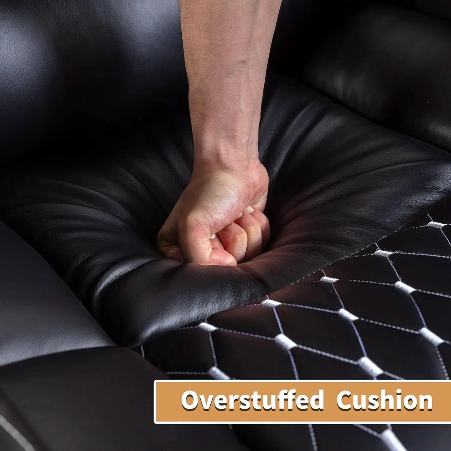 Black Power Recliner With USB Ports And Cup Holders from PriceLows™