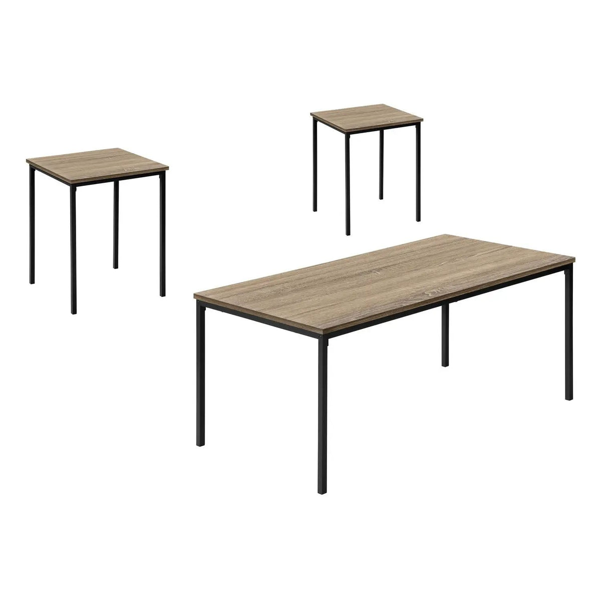 Coffee And End Table Set | Set Of 3 | Contemporary Design | High-Density Laminate Tops