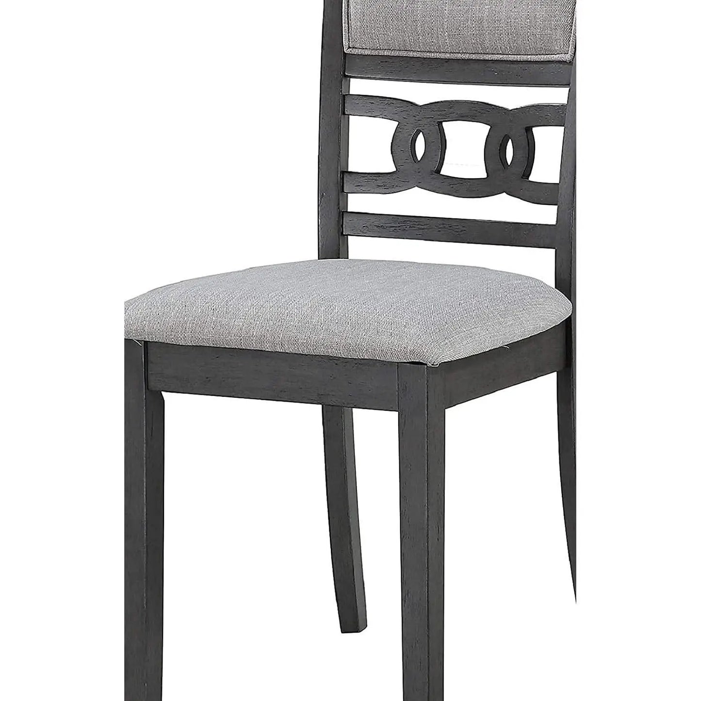 Gray 5 Piece Dining Table Set With 4 Chairs For Kitchen from PriceLows™