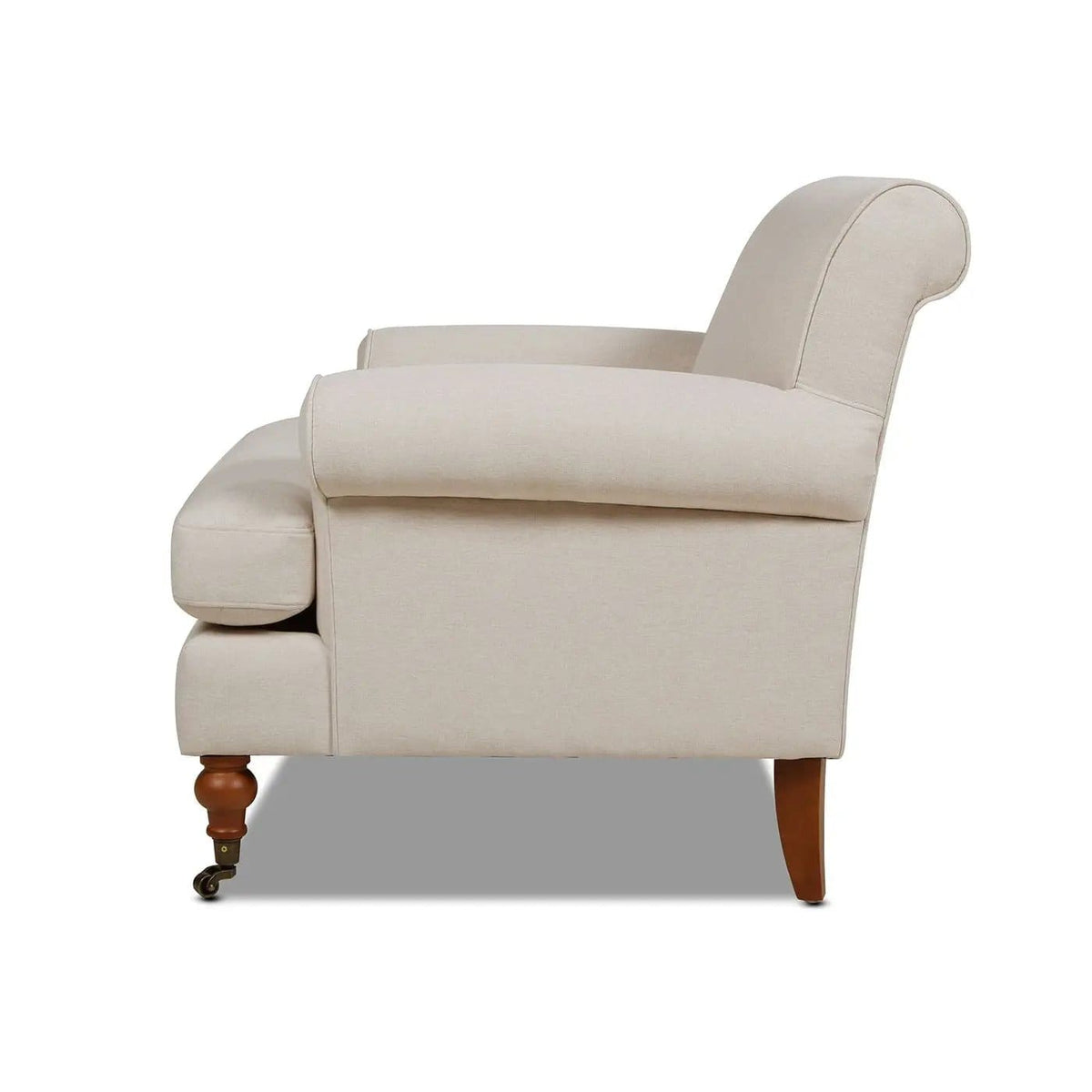 Alana Lawson Accent Arm Chair With Casters | 2 Pieces | Plywood | Living Room