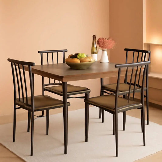 Drift Brown Contemporary Rectangular Dining Table Set from PriceLows™
