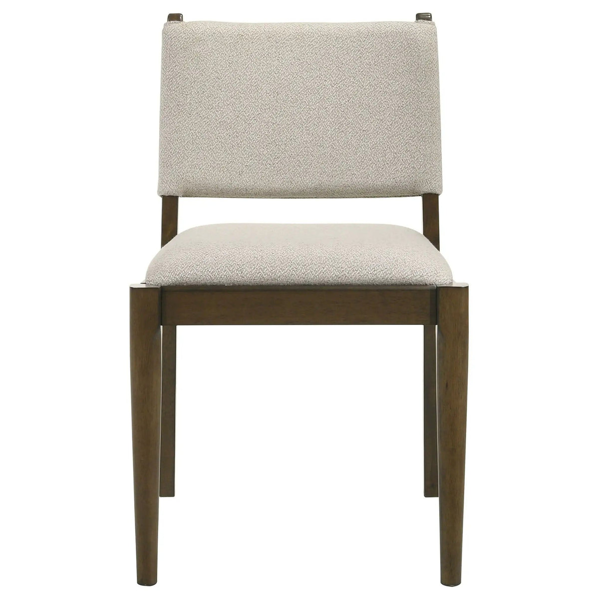 Ottowa Upholstered Dining Side Chair Brown (Set of 2) | 18.75 x 21.5 x 32.25 in | Fabric & Wood | Dining Room