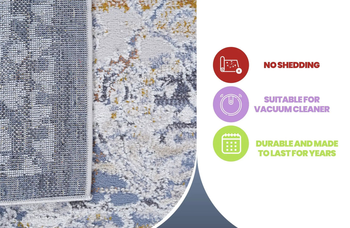 Payas Trendy Traditional Runner Rug | 96 x 26 Inch | Stain Resistant | Non-Shedding Machine-Woven