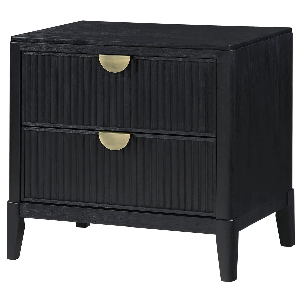 Brookmead 2-drawer Nightstand | 28.25 x 18 x 26.75 in | 2-Drawer | Black
