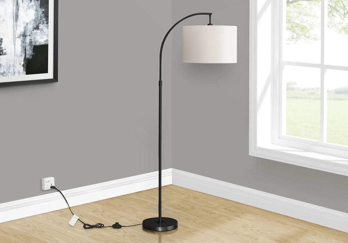 Arc Floor Lamp | 65 Inch Height | Contemporary Design | Up To 100W Bulb