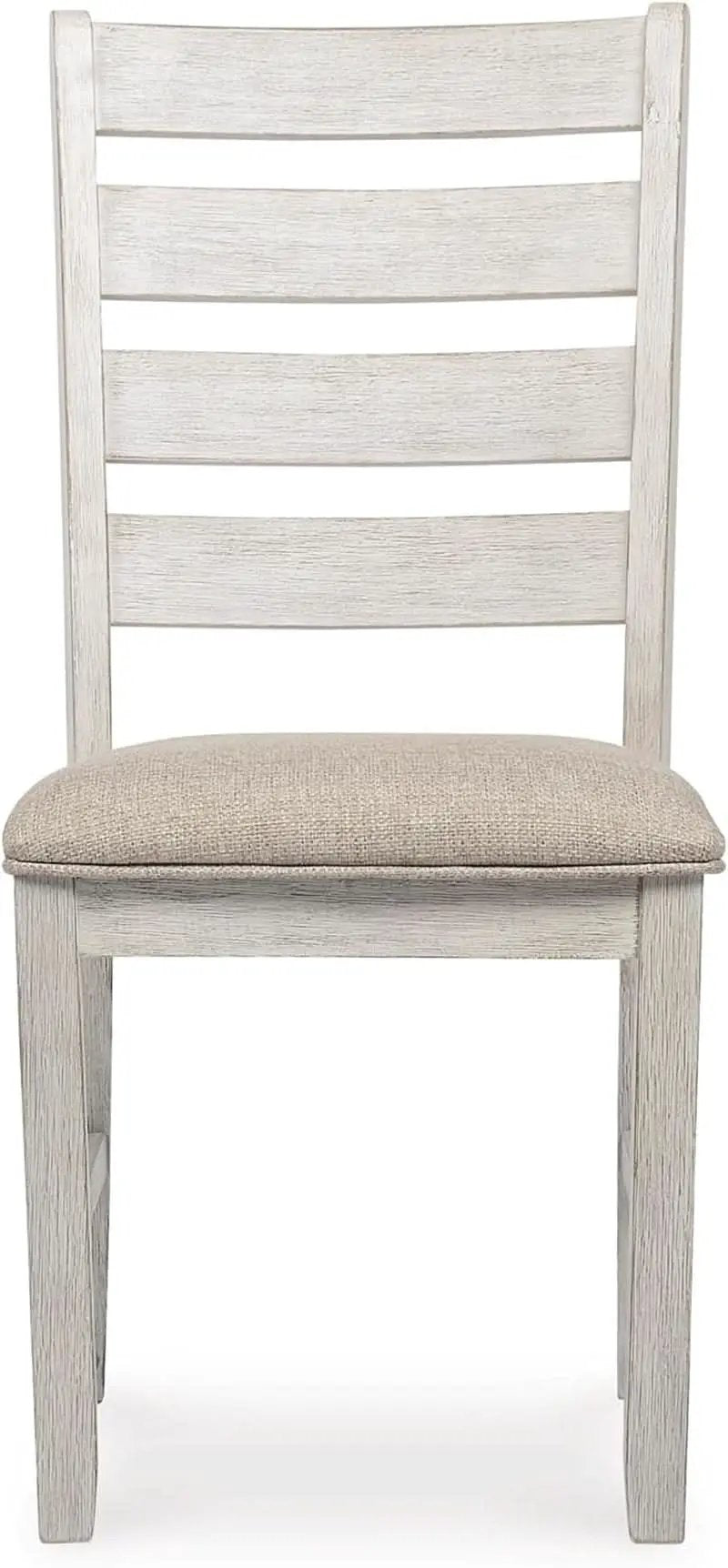 Dining Room Chair Set Of 2 Whitewash Finish Upholstered from PriceLows™