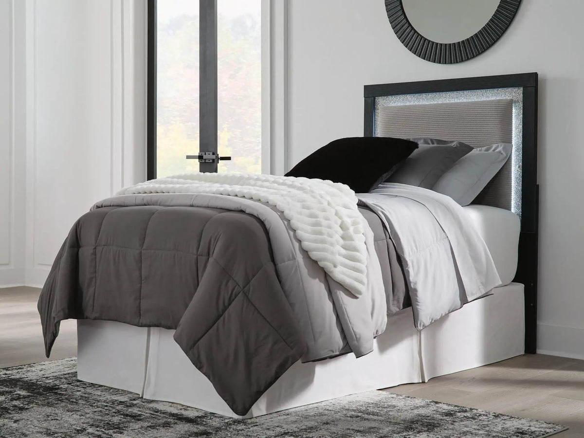Maeling Upholstered Panel Headboard | Modern Glam Style | Crisp Matte Finish | 52.76 Inch Height