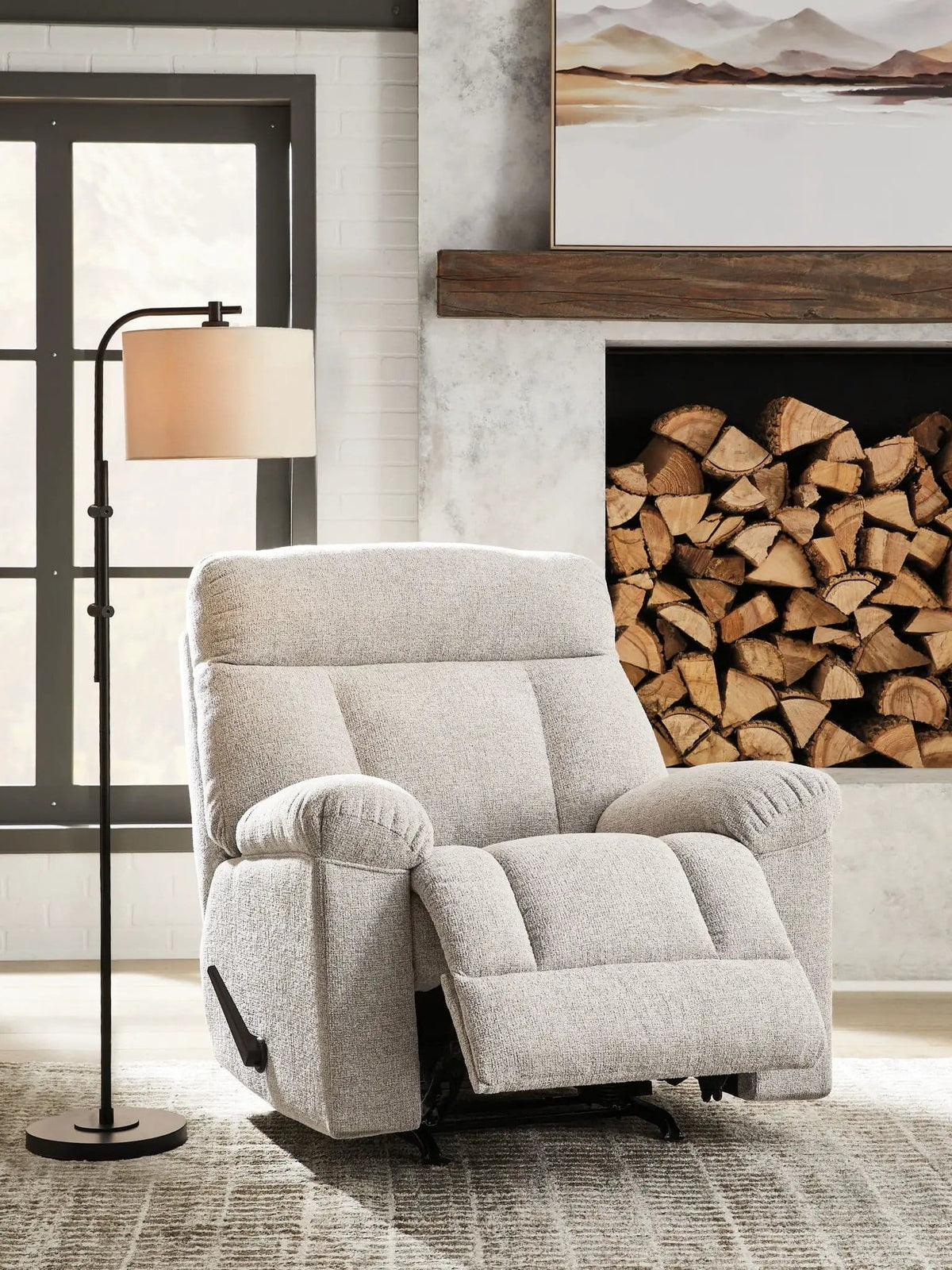 Hoyne Park Rocker Recliner Rocker Chair | 2 Pieces | Fabric | Living Room