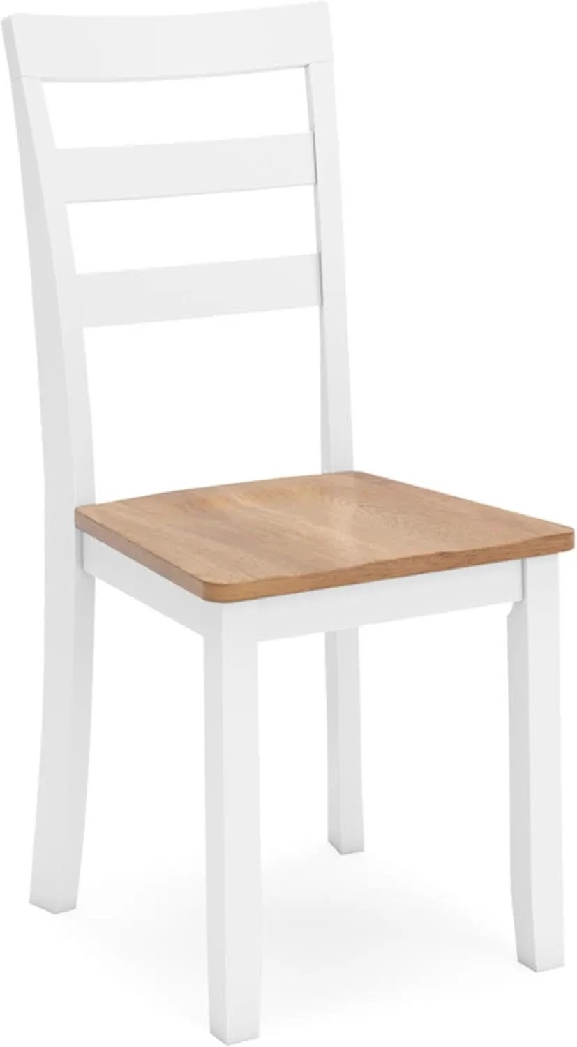 Gesthaven Solid Wood Frame Dining Chair Set White Natural from PriceLows™