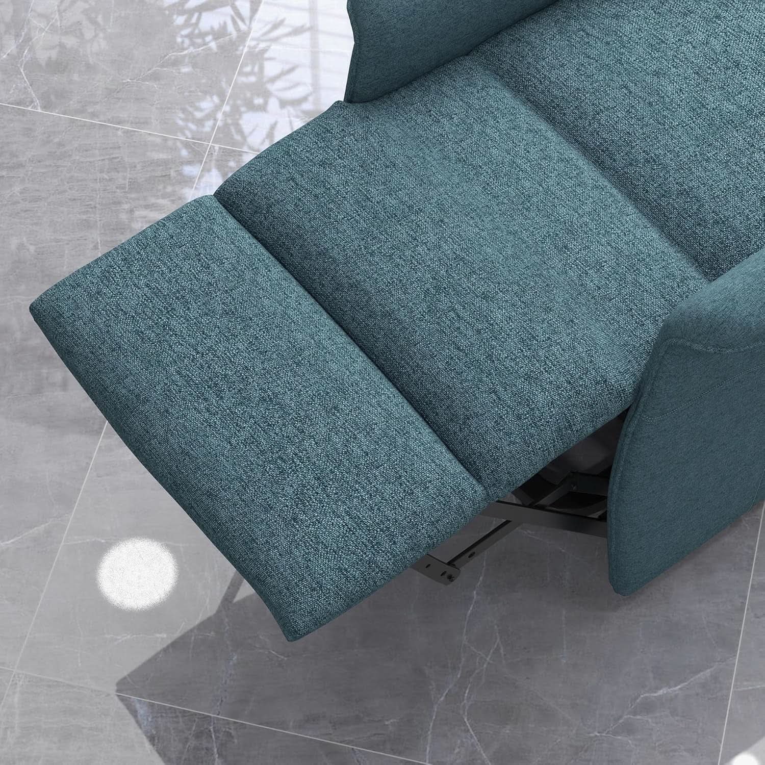 Blue Power Lift Recliner Chair With Remote Control from PriceLows™