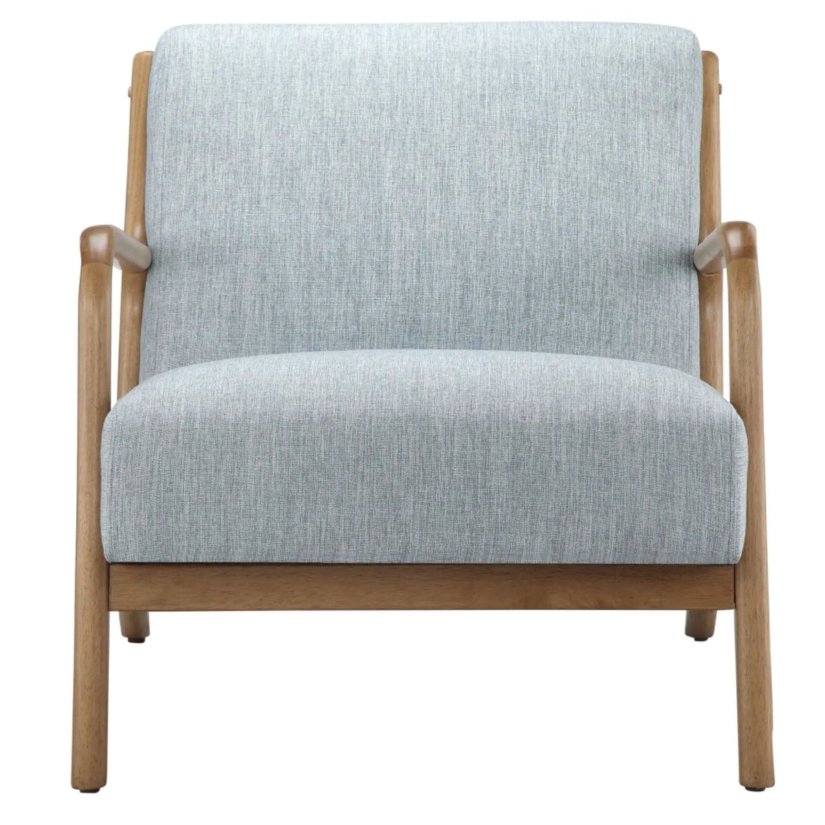 Mid Century Lounge Chair | Solid Wood Frame | High Density Foam | Elm Finish