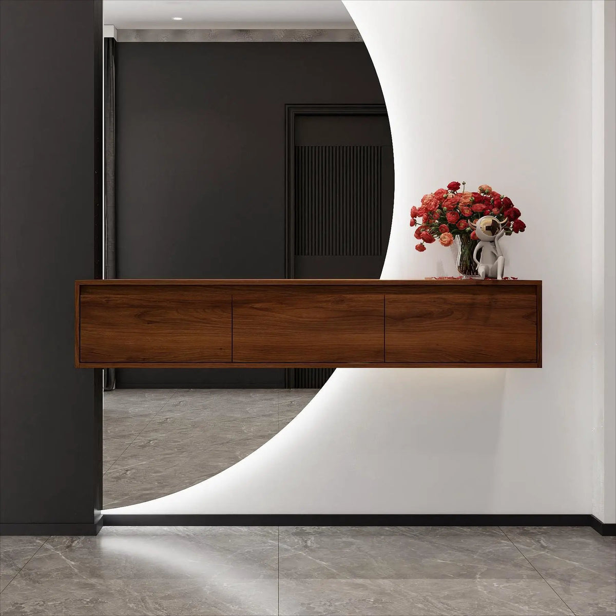 Floating Bathroom Cabinet | Soft Close Drawers | Scratch Resistant Melamine