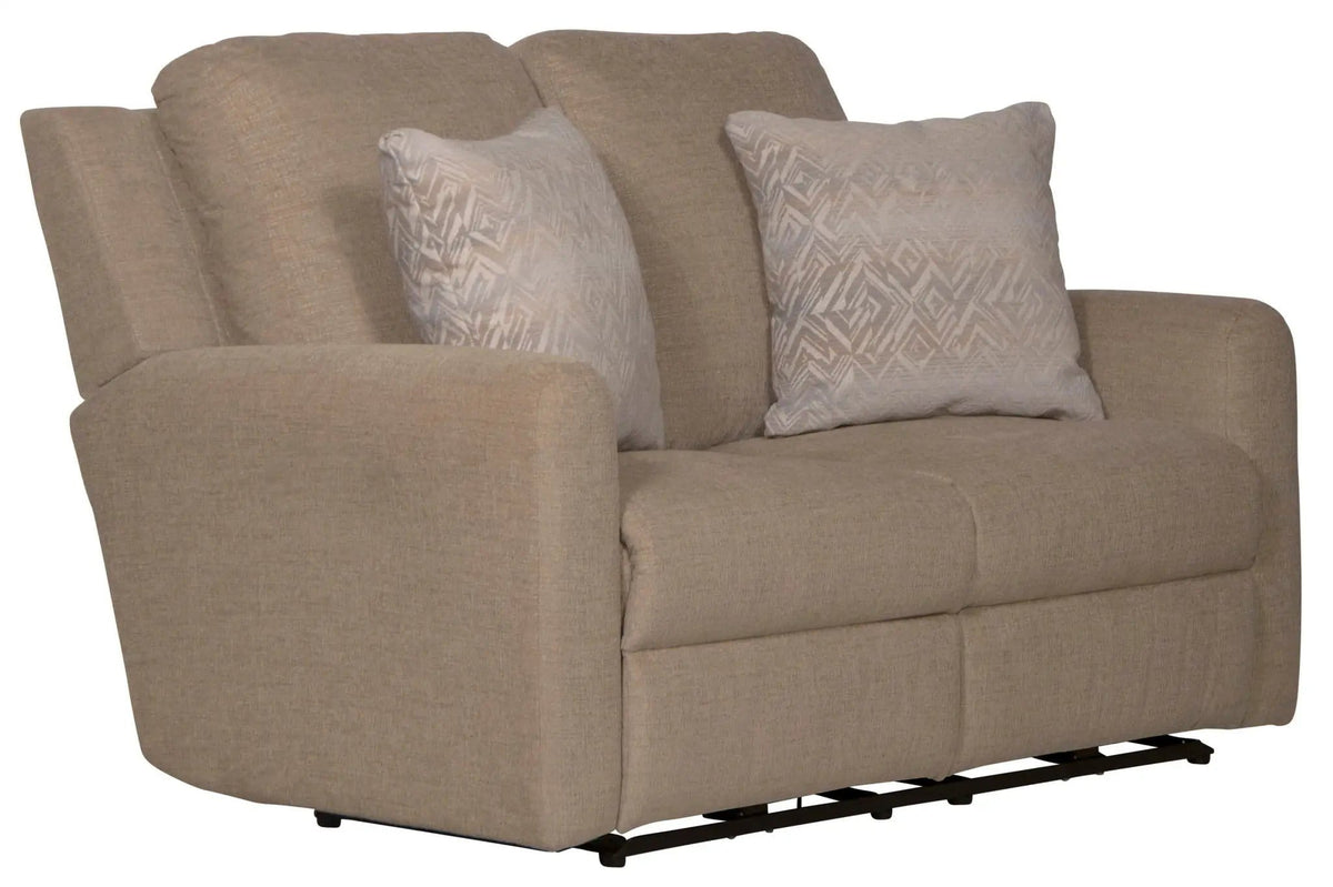 Calvin Reclining Loveseat | 4 Pieces | Chenille & Fabric | Living Room