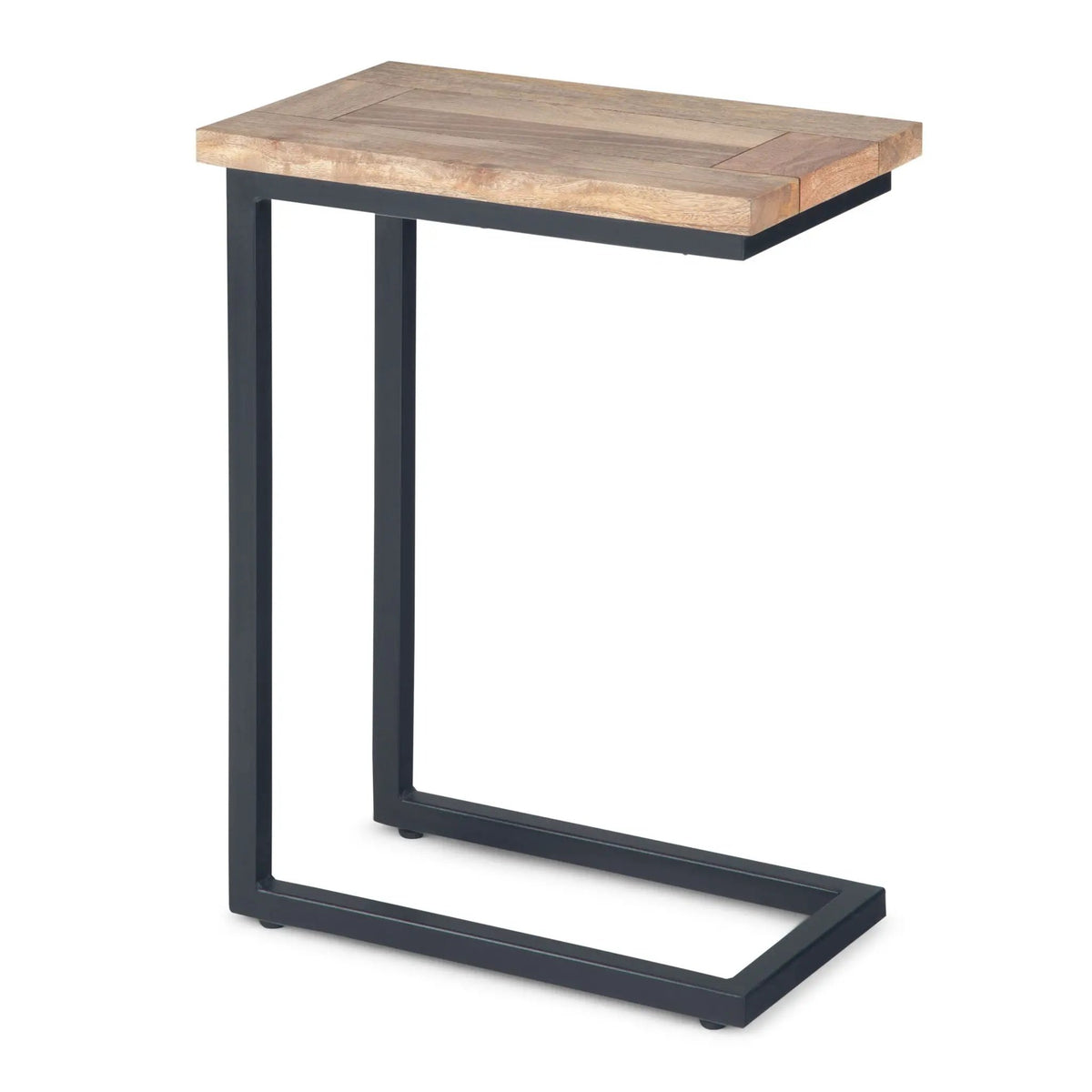 Skyler C Side Table | Handcrafted Solid Wood | Slide Under Couch Design | 24 Inch Height