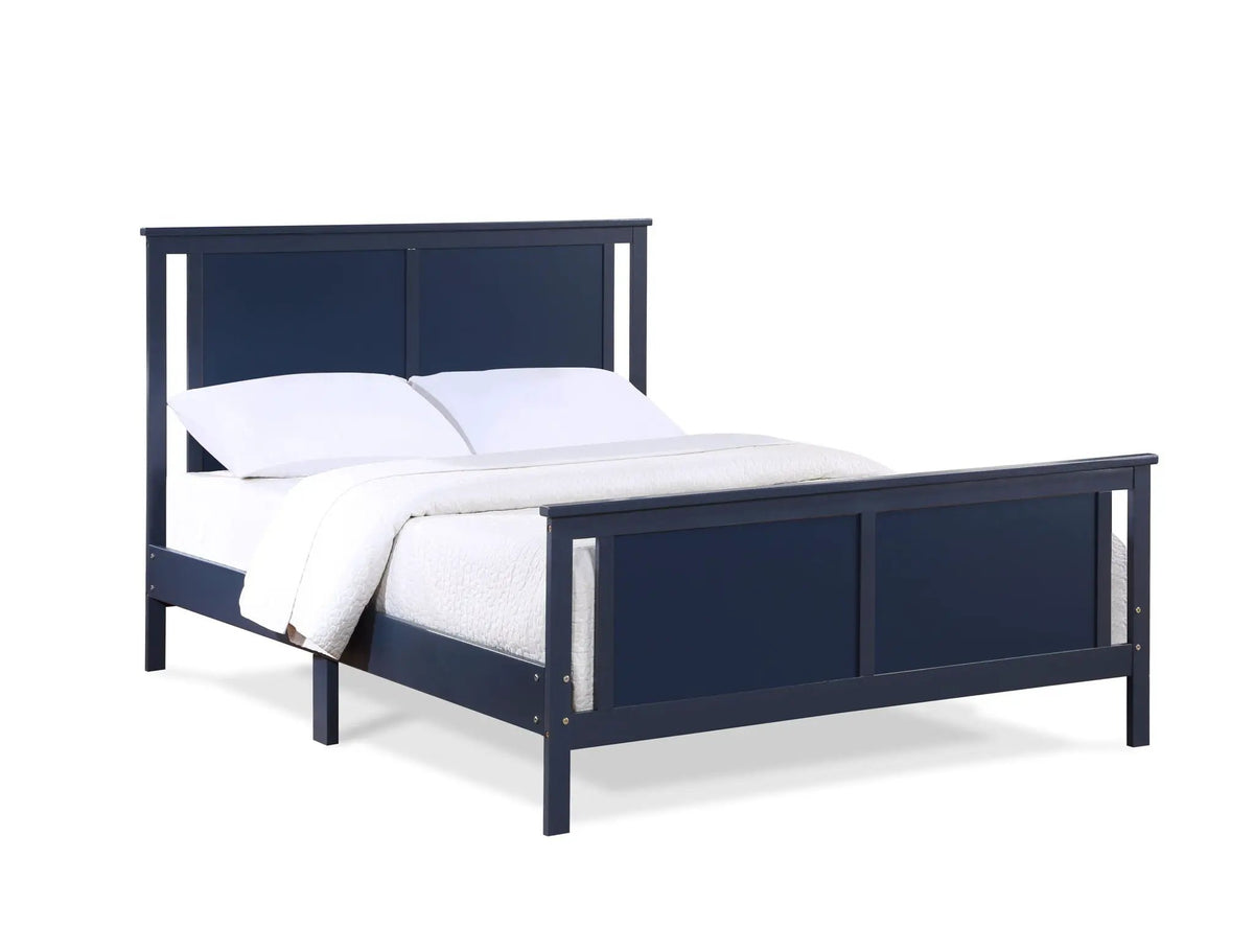 Connelly Twin Panel Bed | Split Panel Headboard | Reversible Back Panel | Traditional Heritage Design