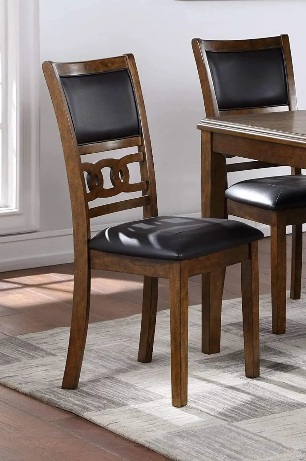 Gia Dining Chairs Set Of 2 Brown Dining Room Seating from PriceLows™