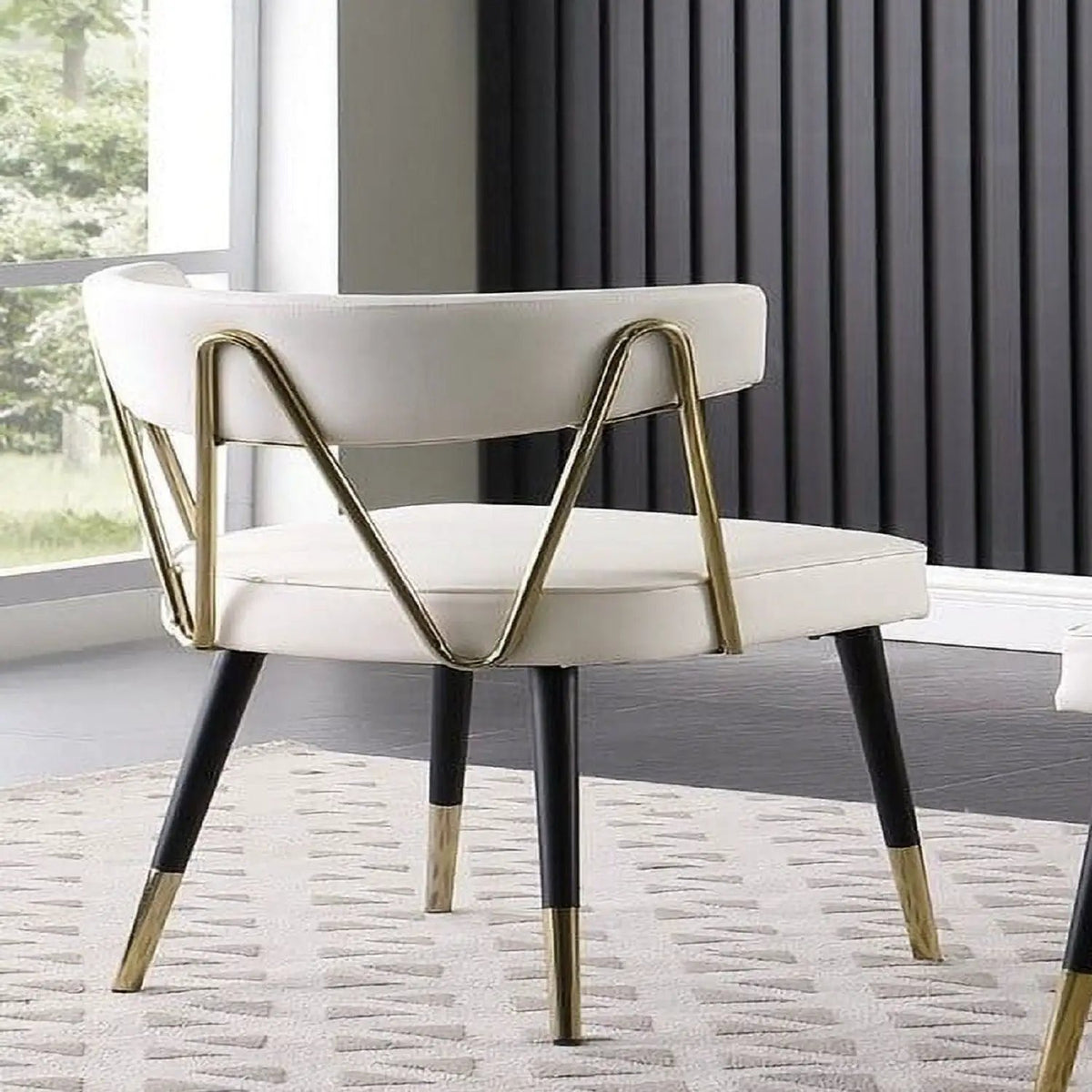 Modern Dining Chair | Upholstered | Medium Firm Cushion | Set Of 2