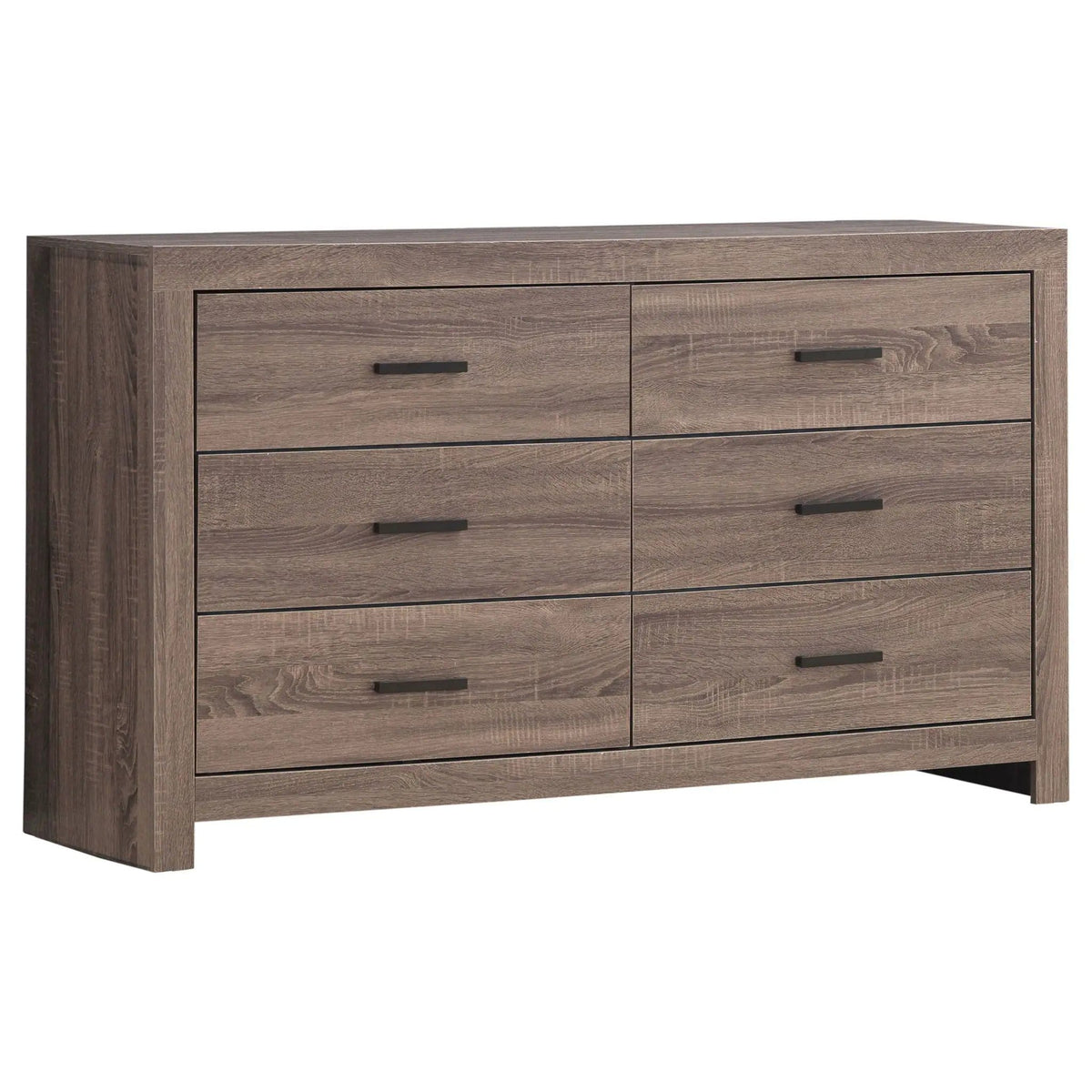 Brantford 5-piece Queen Bedroom Set Barrel | 5-Piece Set | Engineered Wood & Veneer | Oak