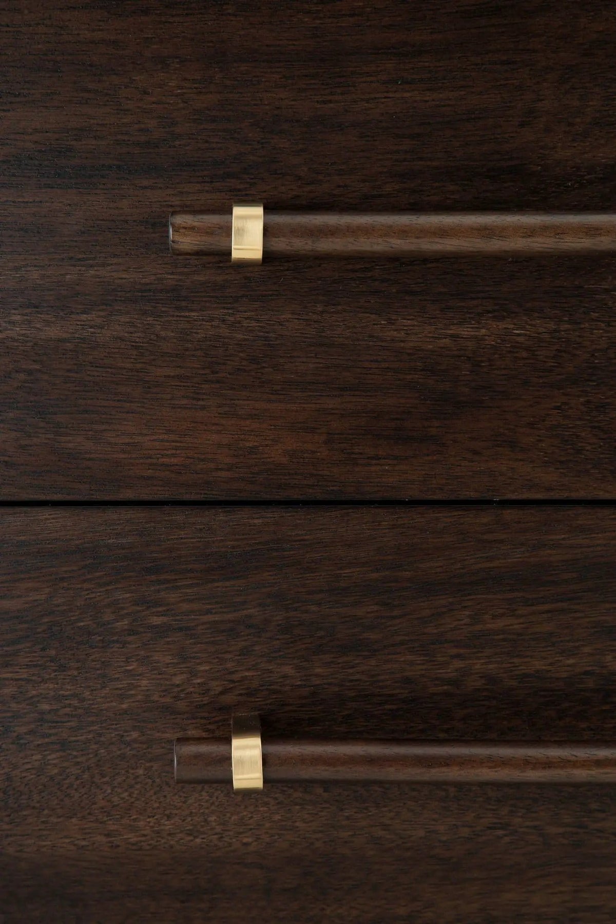 Dantenton Five Drawer Chest | 36.38 x 18 x 53.5 in | Mango Wood & Metal | Merlot
