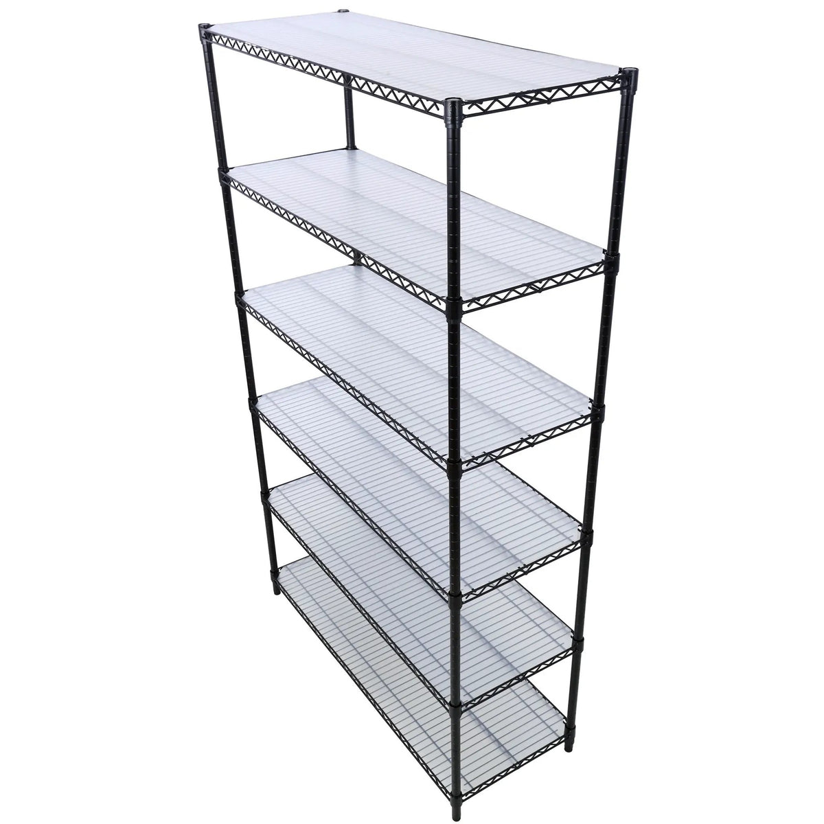 6 Tier Wire Shelving Unit | 6000 Lb Capacity | NSF Metal Rack | Adjustable Shelves